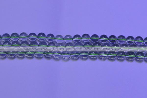 CGQ302 15.5 inches 8mm round AA grade natural green quartz beads