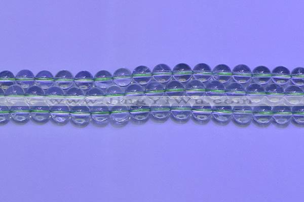 CGQ307 15.5 inches 8mm round A grade natural green quartz beads