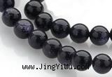 CGS01 15 inches 8mm round blue goldstone beads Wholesale
