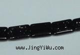 CGS129 15.5 inches 10*14mm rectangle blue goldstone beads wholesale