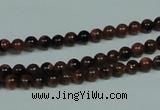 CGS200 15.5 inches 4mm round blue & brown goldstone beads wholesale