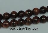 CGS202 15.5 inches 8mm round blue & brown goldstone beads wholesale