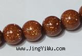 CGS52 15.5 inches 12mm round goldstone beads wholesale