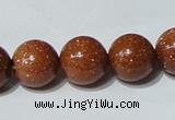 CGS53 15.5 inches 14mm round goldstone beads wholesale