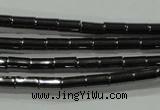CHE120 15.5 inches 2*4mm tube hematite beads wholesale
