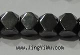 CHE223 15.5 inches 8*8mm faceted cube hematite beads wholesale