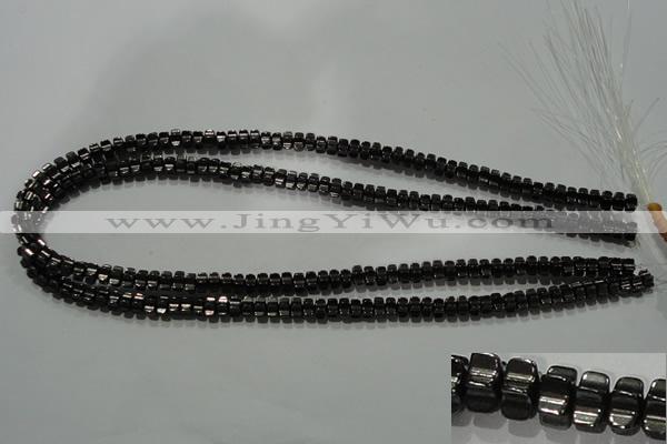 CHE234 15.5 inches 4*7mm star hematite beads wholesale