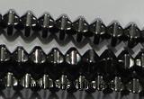 CHE235 15.5 inches 4*6mm star hematite beads wholesale