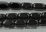 CHE248 15.5 inches 4*8mm cuboid hematite beads wholesale