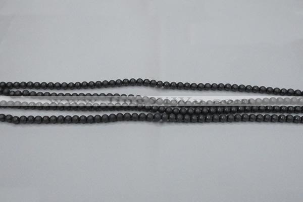 CHE400 15.5 inches 2mm round matte hematite beads wholesale