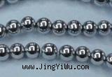 CHE426 15.5 inches 10mm round plated hematite beads wholesale