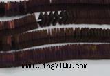 CHE621 15.5 inches 1*2*2mm square matte plated hematite beads