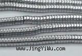 CHE660 15.5 inches 1*4mm tyre plated hematite beads wholesale