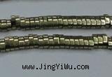 CHE930 15.5 inches 1*2*3mm oval plated hematite beads wholesale