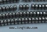 CHE967 15.5 inches 2*4mm rondelle plated hematite beads wholesale