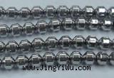 CHE972 15.5 inches 4*4mm plated hematite beads wholesale