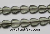 CHG18 15.5 inches 10*10mm heart synthetic smoky quartz beads wholesale