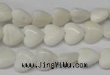 CHG22 15.5 inches 10*10mm heart shell beads wholesale