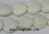 CHG62 15.5 inches 16*16mm heart shell beads wholesale