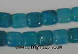 CHM25 15.5 inches 10*10mm square blue hemimorphite beads wholesale