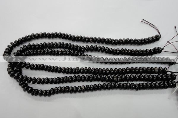 CHS54 15.5 inches 4*8mm rondelle natural hypersthene beads