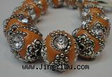 CIB202 19mm round fashion Indonesia jewelry beads wholesale