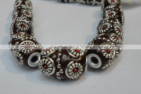 CIB298 14*22mm drum fashion Indonesia jewelry beads wholesale