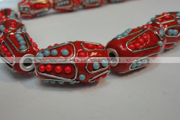 CIB310 17*26mm drum fashion Indonesia jewelry beads wholesale
