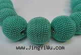 CIB419 30mm round fashion Indonesia jewelry beads wholesale