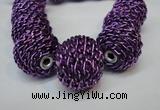 CIB452 24mm round fashion Indonesia jewelry beads wholesale