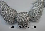 CIB455 30mm round fashion Indonesia jewelry beads wholesale