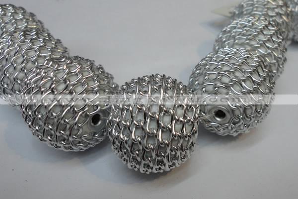 CIB455 30mm round fashion Indonesia jewelry beads wholesale