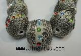 CIB460 25mm round fashion Indonesia jewelry beads wholesale