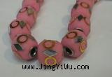 CIB481 15*16mm drum fashion Indonesia jewelry beads wholesale