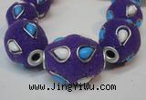 CIB492 18*23mm drum fashion Indonesia jewelry beads wholesale
