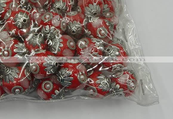 CIB504 22mm round fashion Indonesia jewelry beads wholesale