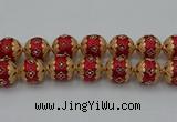 CIB549 22mm round fashion Indonesia jewelry beads wholesale