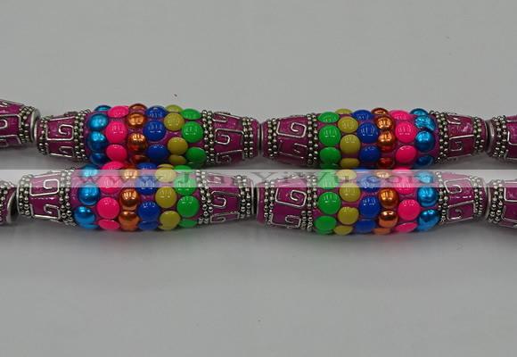 CIB584 16*60mm rice fashion Indonesia jewelry beads wholesale