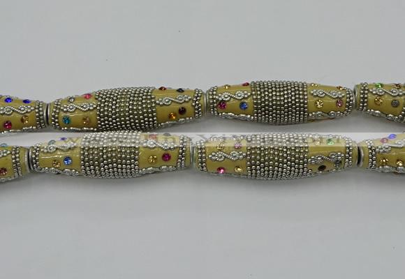 CIB601 16*60mm rice fashion Indonesia jewelry beads wholesale