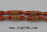 CIB605 16*60mm rice fashion Indonesia jewelry beads wholesale