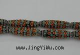 CIB640 16*60mm rice fashion Indonesia jewelry beads wholesale