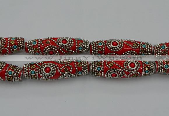 CIB648 16*60mm rice fashion Indonesia jewelry beads wholesale