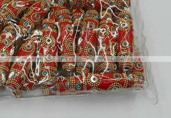 CIB668 16*60mm rice fashion Indonesia jewelry beads wholesale