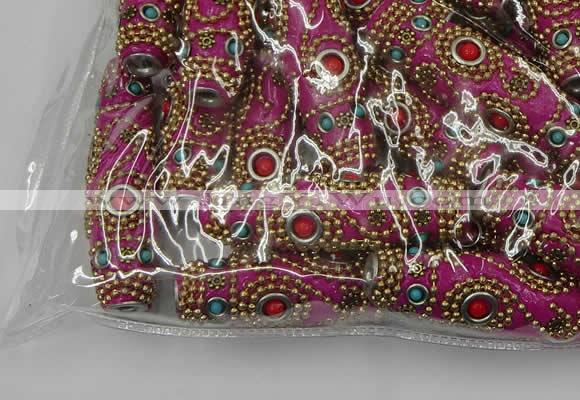 CIB680 16*60mm rice fashion Indonesia jewelry beads wholesale