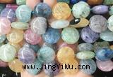 CIBS59 15 inches 18mm coin Agate gemstone beads wholesale