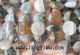 CIBS63 15 inches 20mm coin Agate gemstone beads wholesale