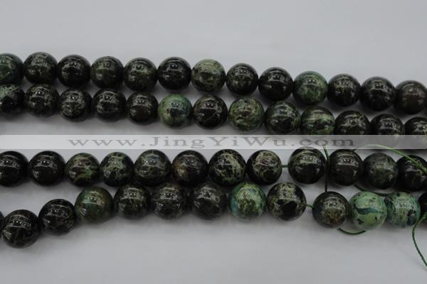CIJ110 15.5 inches 12mm round dyed impression jasper beads wholesale