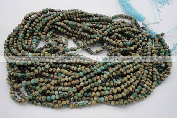 CIJ26 15.5 inches 4mm round impression jasper beads wholesale