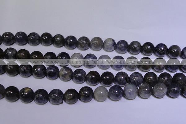 CIL08 15.5 inches 11mm round natural iolite gemstone beads