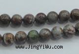 CJA01 15.5 inches 8mm round green jasper beads wholesale